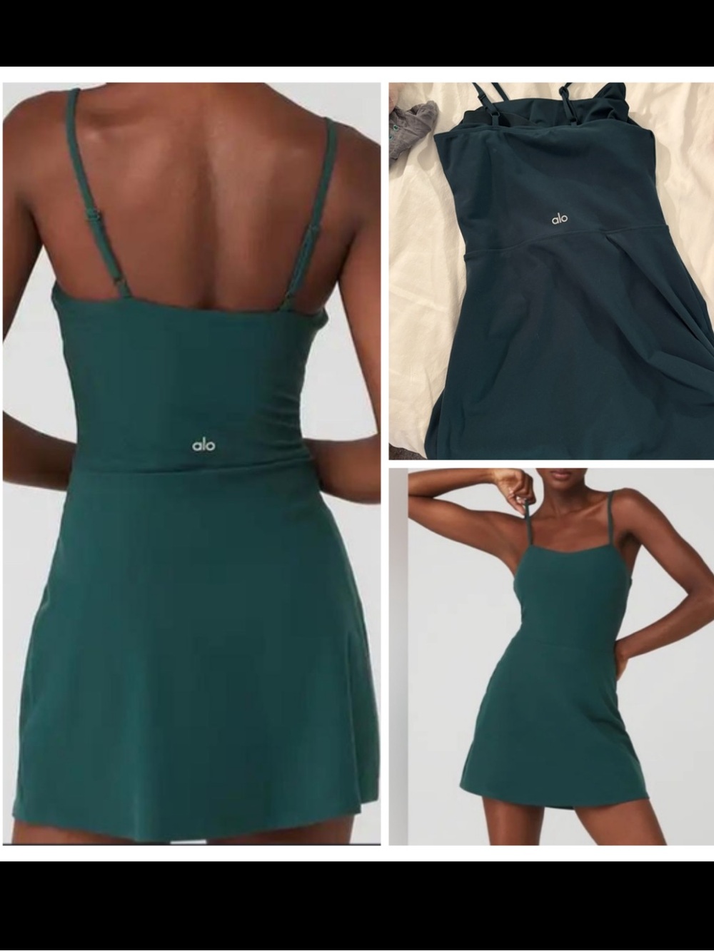 ALO Alosoft Courtside Tennis Dress, green size; S in EUC.